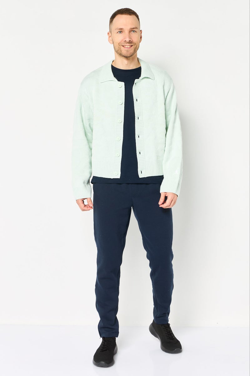 Air Jordan X J Balvin Men Sportswear Fit Long Sleeve Outdoor Cardigan, Sage Green - Image 4